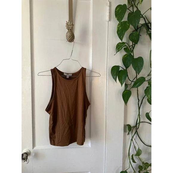 Gaze woman’s size extra small brown tank top - Picture 1 of 6